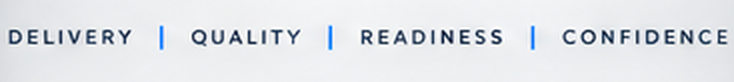 Delivery | Quality | Readiness | Confidence